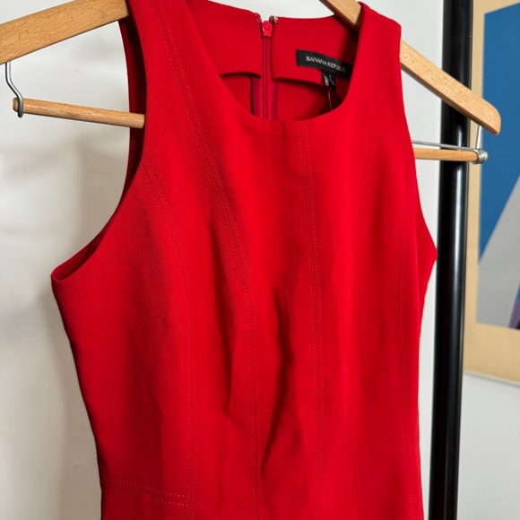 Banana Republic Vibrant Red Mini Dress - Picture 5 of 11